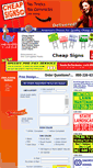 Mobile Screenshot of cheapsigns.com